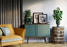 Doniczka okrągła Keli Mika Petit Eco Wood 18 na nóżce - Miniaturka zdjęcia nr 7