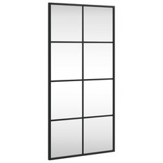 Lustro 40x80 cm do łazienki sypialni ścienne prostokątne żelazo czarne - Miniaturka zdjęcia nr 1