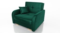 Sofa Pola 85x103x97 cm z funkcją spania do salonu rozkładana monolith ciemnozielona - Miniaturka zdjęcia nr 1