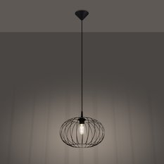 Lampa wisząca TSUNO 86x35x35cm nowoczesna E27 do salonu - Miniaturka zdjęcia nr 3