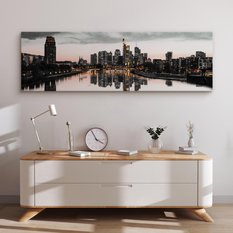 Obraz Do Salonu PANORAMA Frankfurtu Miasto Architektura 145x45cm - Miniaturka zdjęcia nr 8