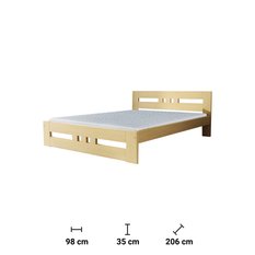 Łóżko 90x200 cm Roma bez pojemnika sosna do sypialni - Miniaturka zdjęcia nr 2