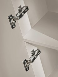 Zestaw łazienkowy ADEL szafka 80 cm z umywalką nablatową wysoki słupek kaszmir - Miniaturka zdjęcia nr 3