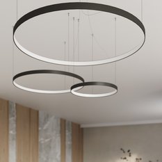 Żyrandol RIO 78 czarny LED 3000K 150x78x78cm nowoczesna lampa wisząca LED do salonu - Miniaturka zdjęcia nr 13