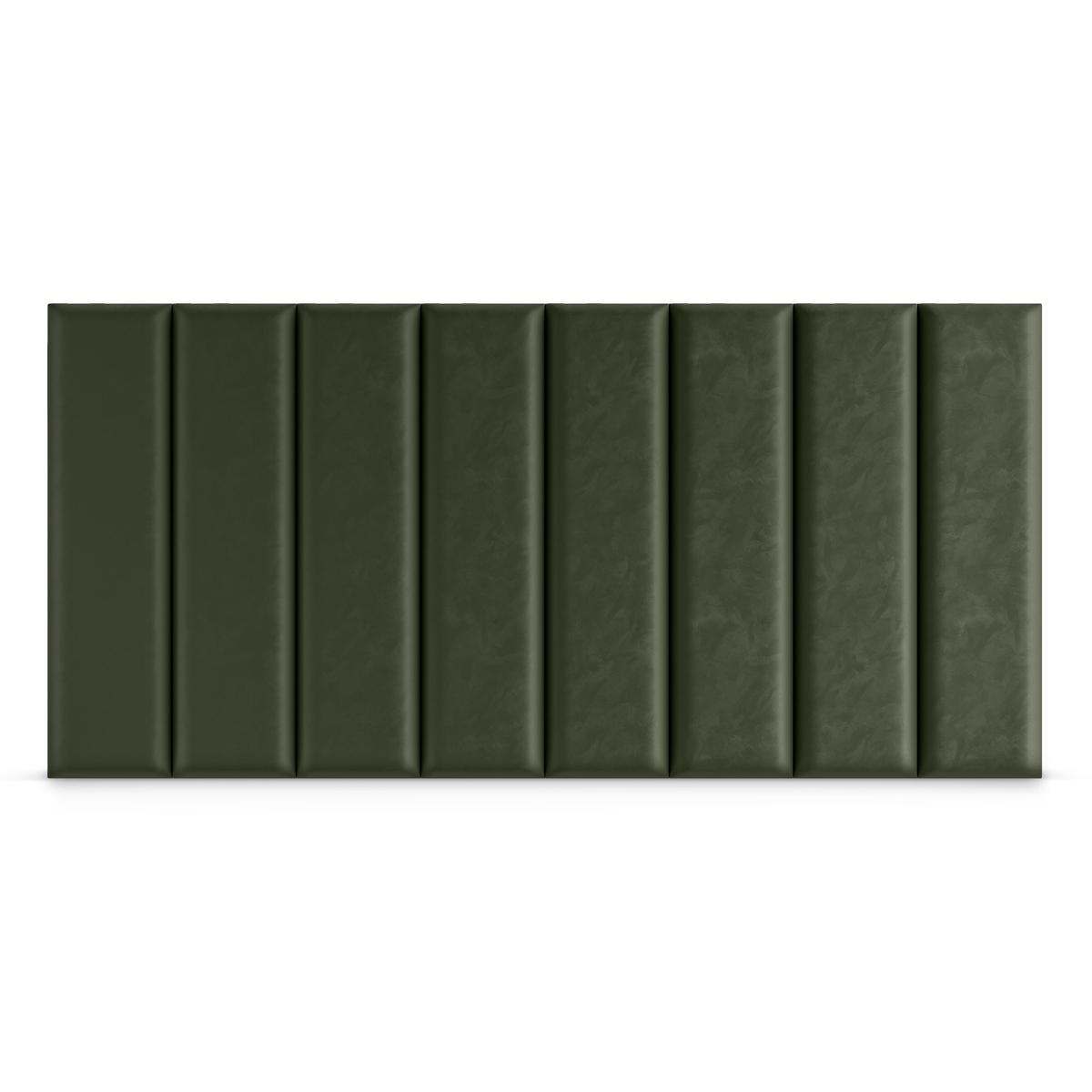 Panele tapicerowane 70x15 cm na ścianę prostokąt khaki nr. 4