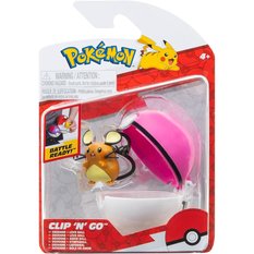 POKEMON CLIP 'N' GO ZESTAW JAZWARES ORYGINALNA FIGURKA DEDENNE + LOVE BALL