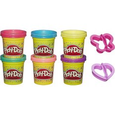 Ciastolina zestaw kolorowych tub 6-pak a5417 play-doh sparkle błyszcząca dla dziecka - Miniaturka zdjęcia nr 3