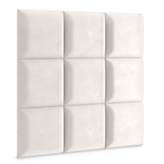 Panele tapicerowane 30x30 na ścianę wezgłowie kremowy - Miniaturka zdjęcia nr 3