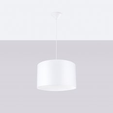 Lampa wisząca NOVA 40 biała 88x40x40cm nowoczesna E27 do salonu - Miniaturka zdjęcia nr 2