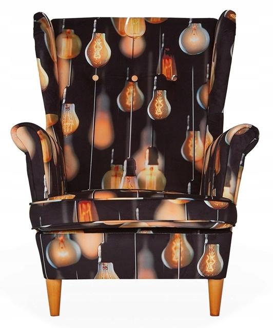 Fotel Uszak z podnóżkiem do lokalu baru pabu nr. 2