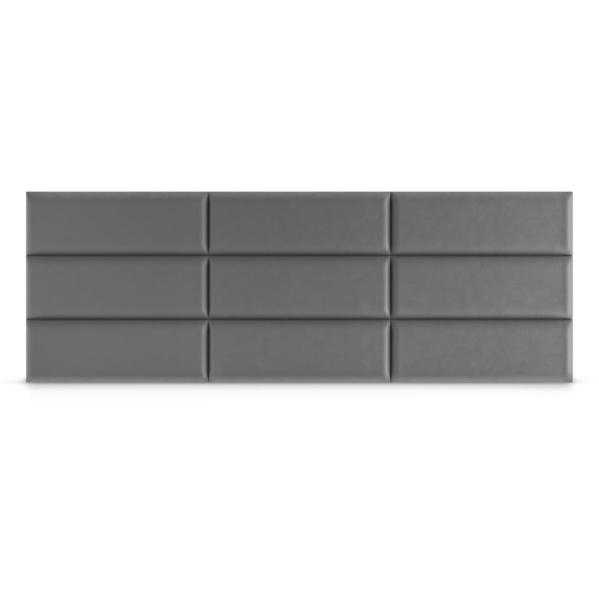 Panele tapicerowane 60x20 na ścianę wezgłowie szary nr. 4
