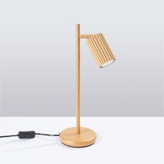 Lampa biurkowa Karbon 43x19.5x14.5cm do sypialni salonu złoty - Miniaturka zdjęcia nr 2