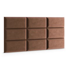 Panele tapicerowane 50x30 na ścianę magic velvet brązowy - Miniaturka zdjęcia nr 3