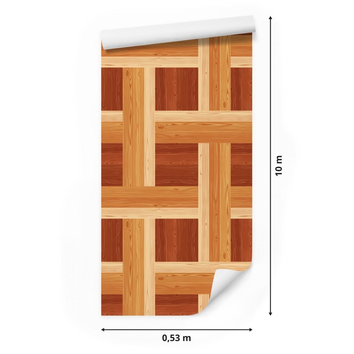 Tapeta Ścienna Abstrakcyjny Wzór DREWNO Efekt 3D  nr. 2