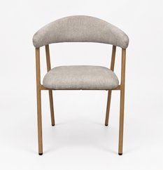 2x krzesło tapicerowane do jadalni VANO stelaż kolor dąb, tkanina szenil jasny beż cena za jedną sztukę 220 zł - Miniaturka zdjęcia nr 2