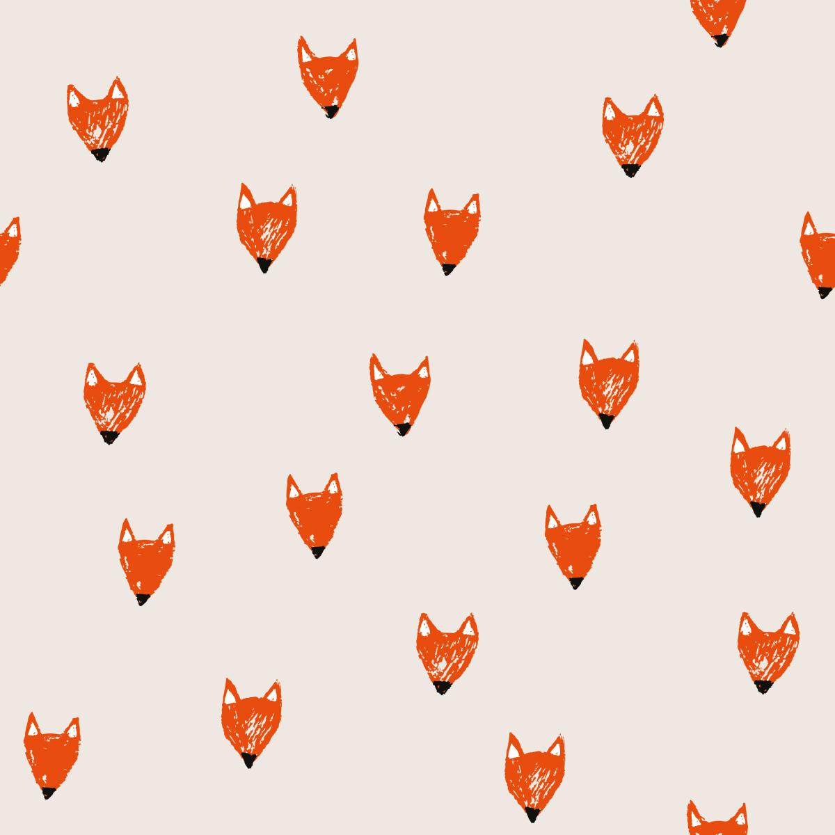 Tapeta Do Pokoju Dzieci Rysowane LISKI Zwierzątka  nr. 3