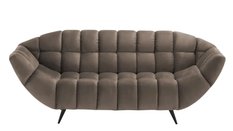 Sofa GAPPA 200x94x82 cm nowoczesna kanapa pikowana wersal brązowy do salonu - Miniaturka zdjęcia nr 1