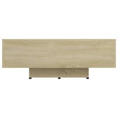 Stolik kawowy 85x55x31 cm dąb sonoma elegancki do salonu - Miniaturka zdjęcia nr 4