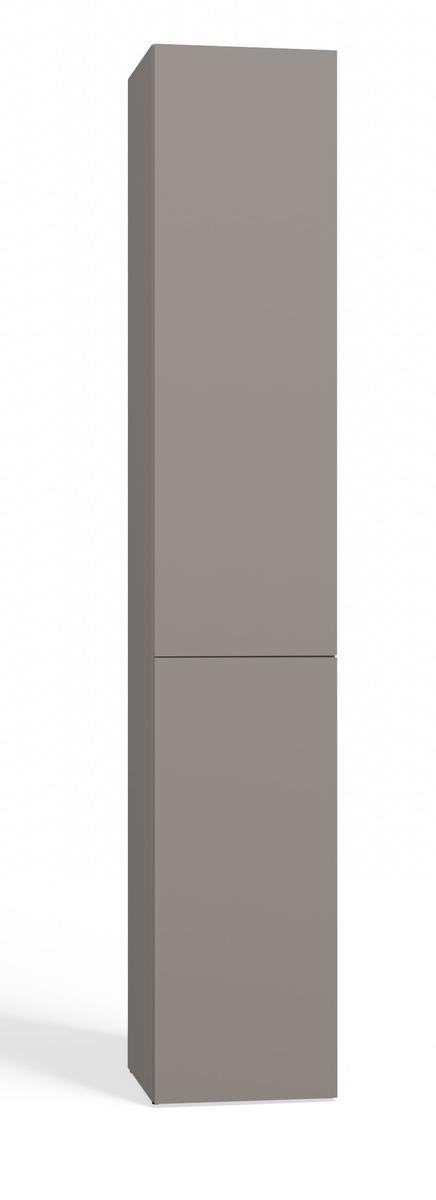 Szafka łazienkowa NEL IV 174x31x30 cm z drzwiami i koszem do łazienki glina nr. 4