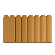 Panele tapicerowane 20x80 cm na ścianę płotek żółty - Miniaturka zdjęcia nr 4