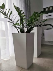 Doniczka wysoka DURS300 z wkładem Biała 35l - Miniaturka zdjęcia nr 9