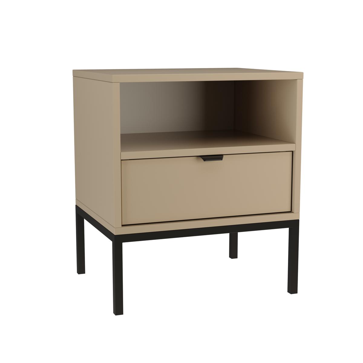 Szafka nocna stojąca AURA 50x35x22 cm stolik nocny do sypialni cappuccino nr. 3