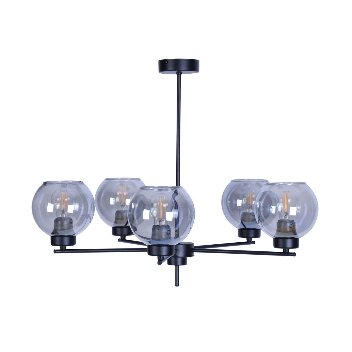 Lampa sufitowa K-4852 ALDAR 72x55x55 cm do salonu lub pokoju czarny/grafitowy nr. 3