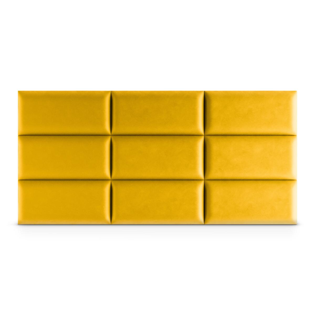 Panele tapicerowane 60x30 na ścianę magic velvet żółty nr. 4