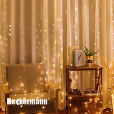 Girlanda LED Heckermann YS-0003 3x3m 300LED Warm - Miniaturka zdjęcia nr 6