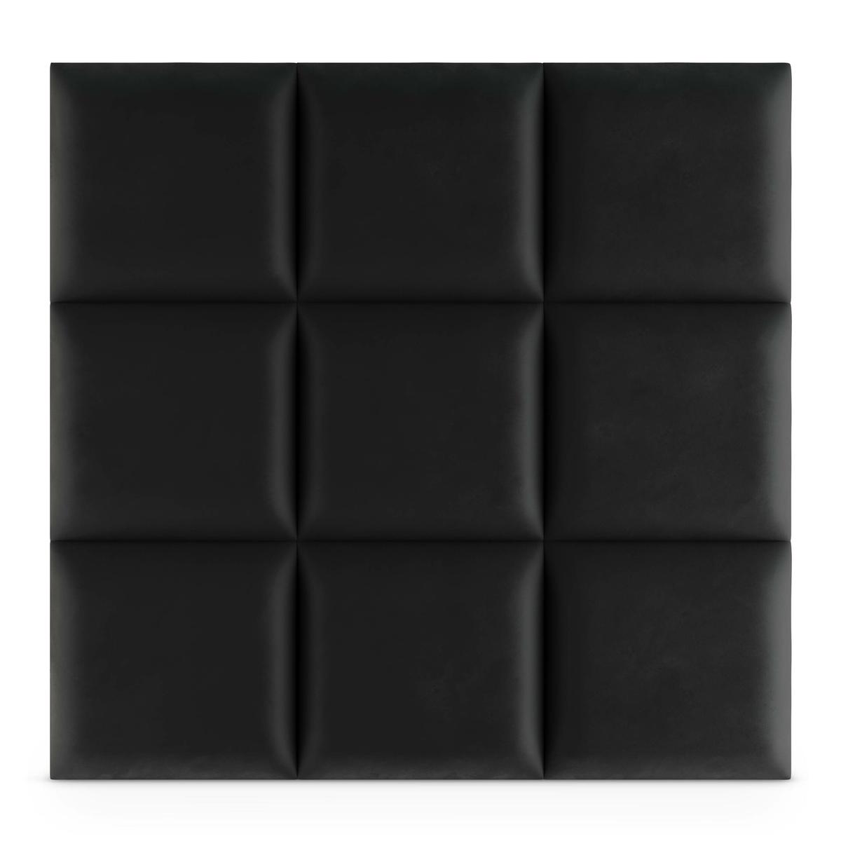 Panele tapicerowane 40x40 cm na ścianę magic velvet czarne nr. 4