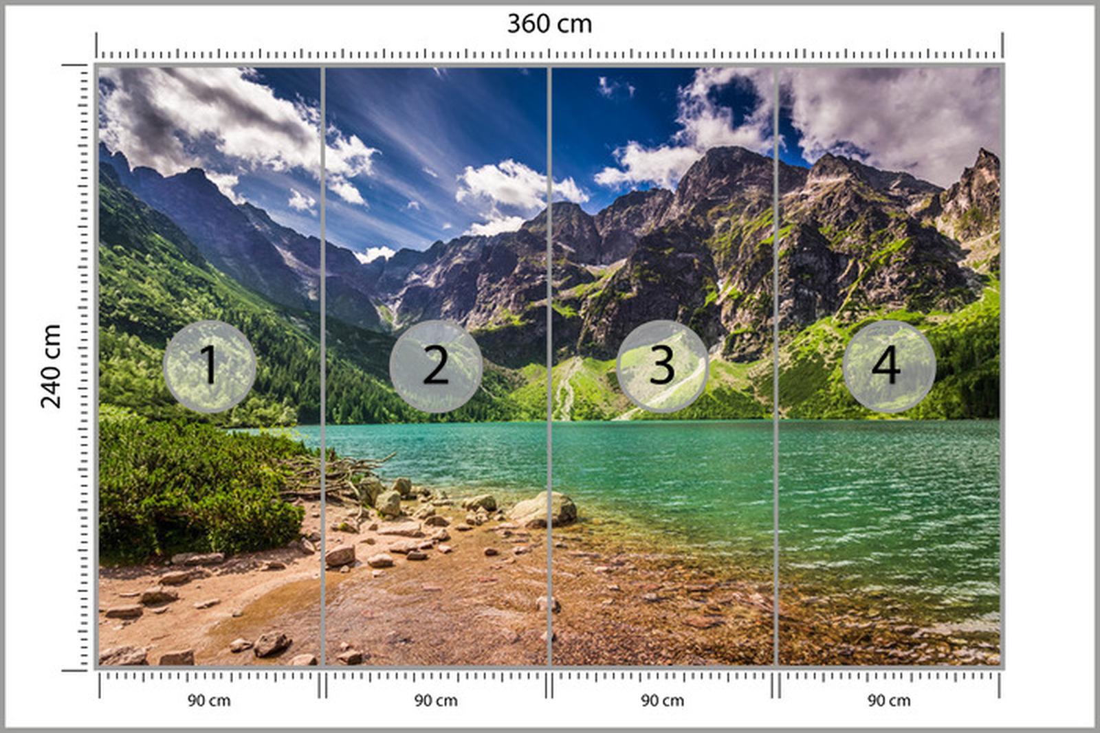 Fototapeta Jezioro Morskie Oko w Tatrach Dekoracja Ścienna do Salonu nr. 2