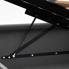 Łóżko Pojedyncze 90x200cm łóżko tapicerowane z pojemnikiem czarne do sypialni wezgłowie 110 cm - Miniaturka zdjęcia nr 11