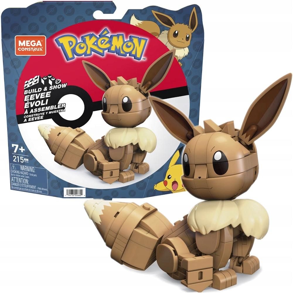 Figurka z klocków EEVEE pokemon mega construx mattel dla dziecka 