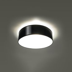 Plafon ARENA 35 czarna 11x35x35cm nowoczesna lampa E27 do salonu - Miniaturka zdjęcia nr 3