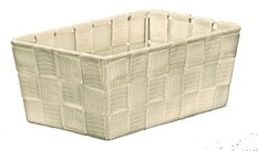 Koszyk do przechowywania Kleine Wolke Chico box 24x18,5x9 cm naturalny beż M pojemnik do łazienki 