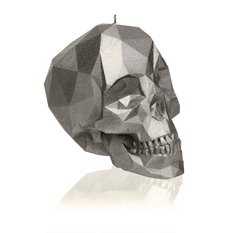 Świeca Skull Low-Poly Brass Small - Miniaturka zdjęcia nr 4