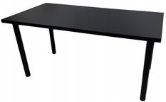 Biurko gamingowe 120x60x18 cm czarne stół do pokoju gracza