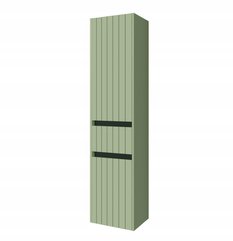 Zestaw mebli łazienkowych LINE z umywalką 80 cm + słupek 165 cm 3 elementy front MDF zielony - Miniaturka zdjęcia nr 11