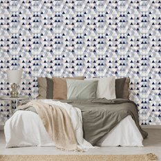 Tapeta Pastelowe TRÓJKĄTY Wzór Geometryczny Dekor 53x1000  - Miniaturka zdjęcia nr 6