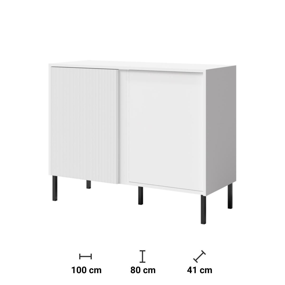 Komoda Mia 100 cm do salonu sypialni  biały nr. 2