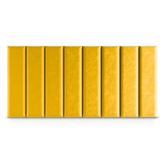  Panele tapicerowane 60x15 cm na ścianę magic velvet żółty  - Miniaturka zdjęcia nr 4