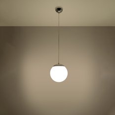 Lampa wisząca UGO 20 chrom 110x20x20cm nowoczesna E27 do salonu - Miniaturka zdjęcia nr 3