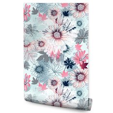 Tapeta Kolorowe Wiosenne KWIATY Natura Do Salonu 53x1000  - Miniaturka zdjęcia nr 1