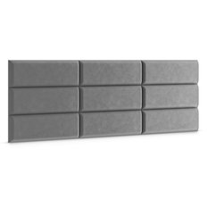 Panele tapicerowane 60x20 na ścianę wezgłowie szary - Miniaturka zdjęcia nr 3