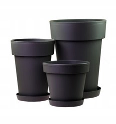 Doniczka okrągła Lofly DLOF250 z podstawką Donica - Miniaturka zdjęcia nr 5