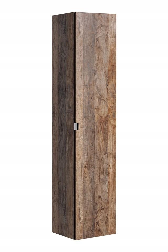 Słupek wysoki 160 cm oak szuflady do łazienki 