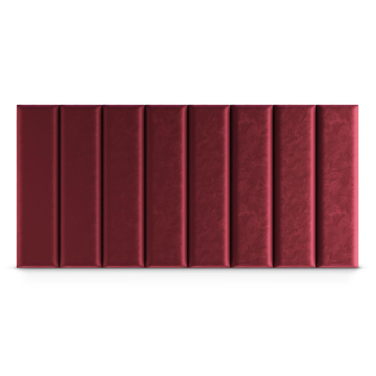  Panele tapicerowane 80x20 cm na ścianę magic velvet bordowy nr. 4