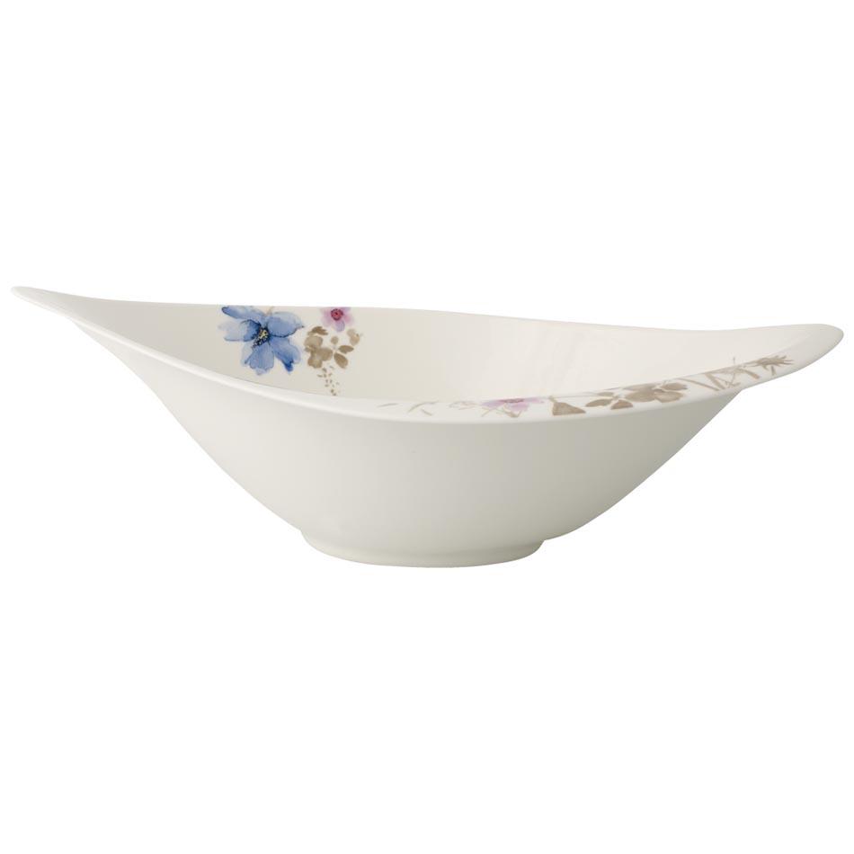 Miska na sałatę 36x24 cm Mariefleur Gris Serve & Salad Villeroy & Boch biała do jadalni