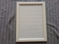 Ramka na zdjęcie drewniana biała 25 x 34 cm 