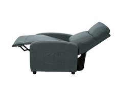 Fotel dla seniora VELLO szary 64x89-156 cm x98 cm rozkładany fotel TV z funkcją spania komfortowy do salonu i pokoju - Miniaturka zdjęcia nr 3